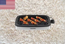 Chefman Smokeless Indoor Electric Grill w/ Adjustable Temperature Control