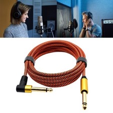 Solid Braide Guitar Cable Wide Compatibility Electric Bass Studio Gear