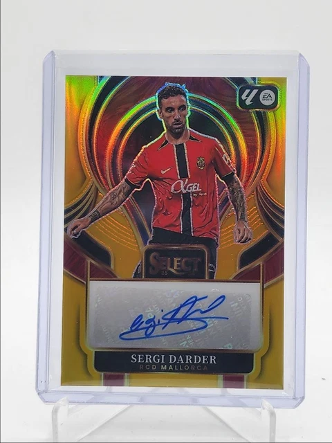 SERGI DARDER 2025 SELECT LA LIGA AUTOGRAPH GOLD PRIZM AUTO /10 Q2754
