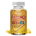 Vitamin D3+K2 120pcs, Calcium Absorption,Promotes Heart,Bone and Dental Health