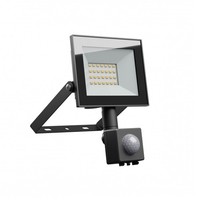 Spectrum Led Fluter Noctis Lux 4 Schwarz IP44 20W Kaltweiß 6000K Bewegungsmelder