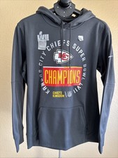 NWOT Kansas City Chiefs Super Bowl LVII Champions Nike Therma Hoodie Mens Large
