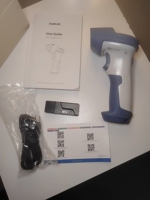 Inateck 1D/2D Wireless Barcode Scanner  Barcode Reader Gun Bluetooth BCST-73
