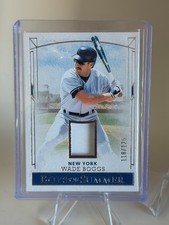 2024 Panini Boys Of Summer Wade Boggs /125 Game Worn Material. Yankees