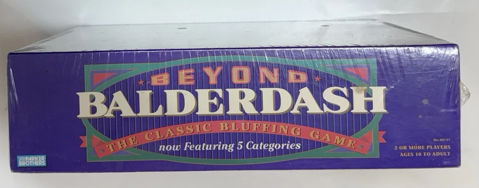 Parker Brothers Beyond Balderdash The Classic Bluffing Board Game SEALED - Image 2 of 4