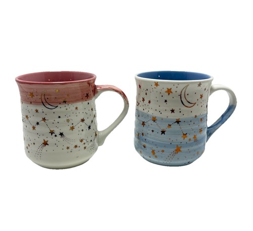 Celestial Constellation Stars Stay Wild Moon Child Coffee Mug 18oz Set Of 2