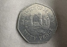 50p Coin. Bailiwick of Jersey Circulated, 1998