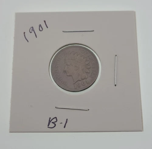 1901 US Indian Head Cent 1c Nice Condition