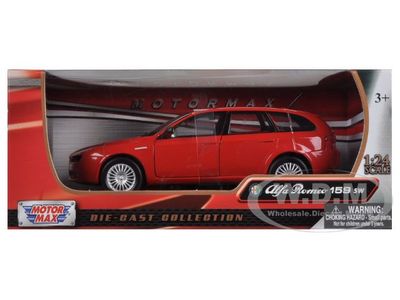 ALFA ROMEO 159 SW RED 1/24 DIECAST MODEL CAR BY MOTORMAX