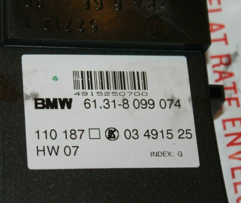 BMW 61.31-8 099 074 (61318099074) Right Passenger Power Seat