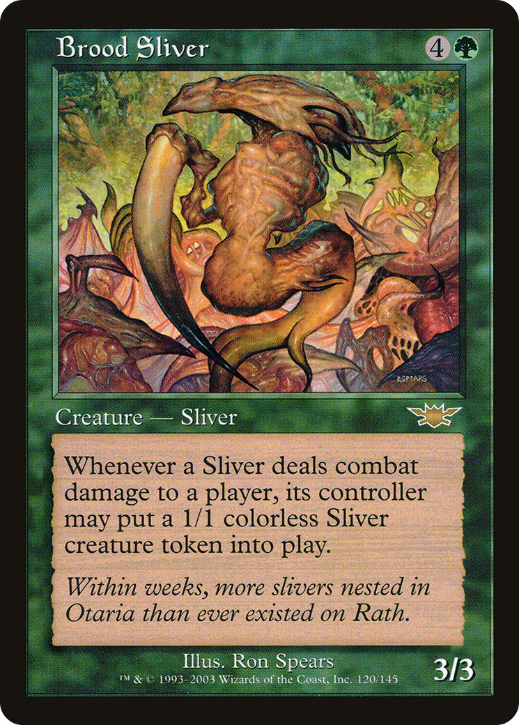 Brood Sliver (x1) _ Legions Excellent/Near Mint - R120 - _ MTG _ 4RCards
