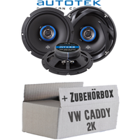 Lautsprecher FüR VW Caddy 2K Life Boxen Front TüR Autotek Koax PKW Einbauset KFZ