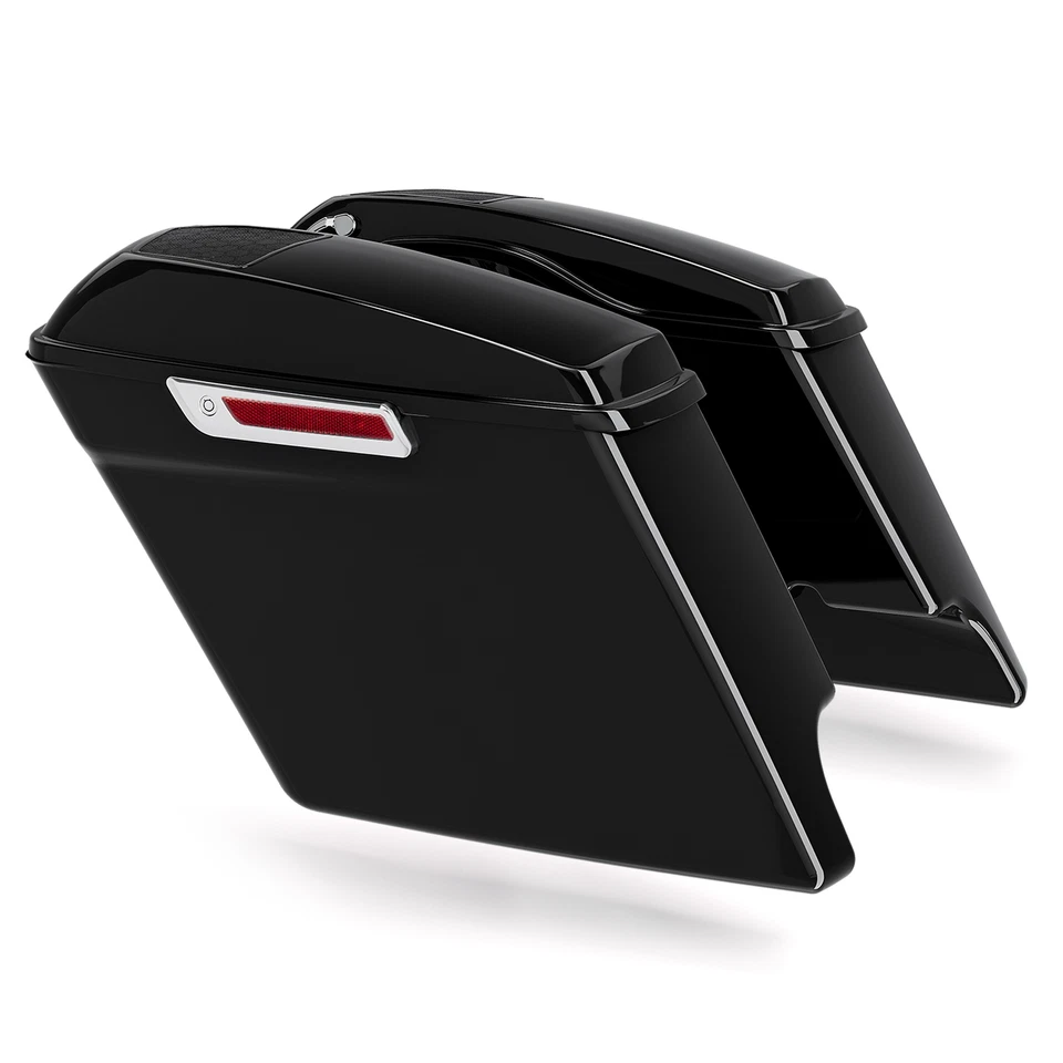 Alforja de 5" 6x9" tapa de altavoz y soporte apto para Harley Softail Fatboy FLST 84-17 Foto 2 de 4