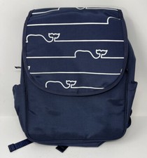 Vineyard Vines X Target Diaper Bag Backpack Changing Pad Navy Blue Whale Line
