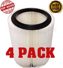 Craftsman/Ridgid Wet/Dry Vacuum Replacement Vac Cartridge Filter FOUR PACK NEW