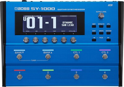 Boss SY-1000 - Synthesizer-Pedal für Gitarre und Bass - OVP & NEU
