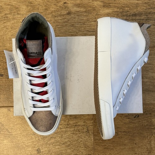 Mizuno Hoshikage Mid Top Leather Lace Up Trainers Sneaker UK 5 EU 38 Weiß - Bild 13 von 24