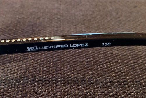 New JENNIFER LOPEZ JLO JL206 Brown Plastic Eyeglasses Frame With Embellishments - Picture 5 of 7