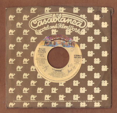 GIORGIO MORODER - Chase + Love's Theme - CASABLANCA 70s disco 45  NICE