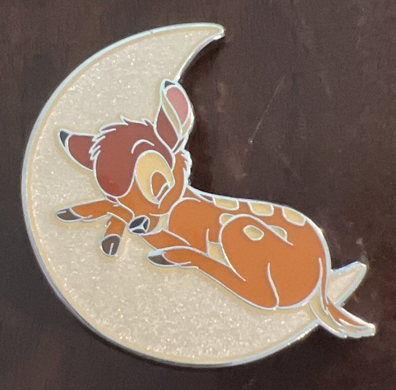 Disney Bambi Sleeping On Moon Mystery Pin Kraken Exclusive