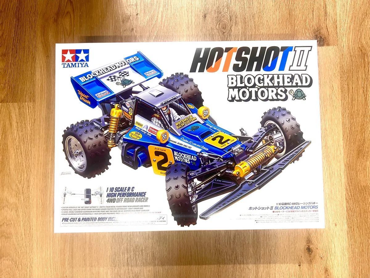 Tamiya 1/10 Electric RC Car No.710 1/10 Hot Shot II BLOCKHEAD