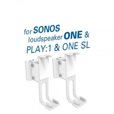my wall HS 17 AWL - 2 Wandhalter für Lautsprecherboxen SONOS ONE SL PLAY:1 HS17A
