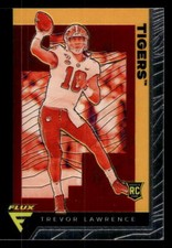 Trevor Lawrence 2021 Panini Chronicles Draft Picks Flux Base Silver #232
