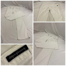 Citizens of Humanity Jeans Sz 26 White Cotton Stretch Bootcut USA YGI R1-701