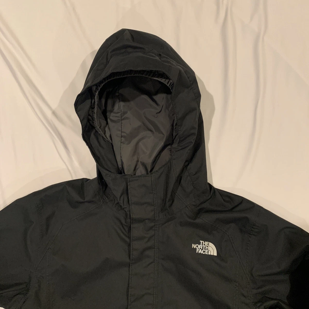 The North Face Boys Black Resolve Reflective Full Zip Windbreaker Jacket  Size M | eBay