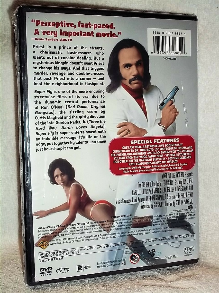 Super Fly [1972] (DVD, 2005) NEW action Ron O'Neal Carl Lee