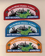 JSP 2001 - Gulfstream Council  - Mint - Set of 3