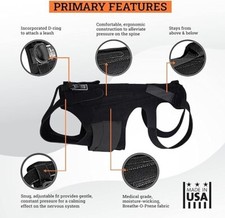 L&rsquo;il Back Bracer for IVDD in Small Dogs, Arthritis, Spinal Surgical Recovery, Lg