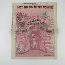 Sheet Music I Got The Sun In The Morning Annie Get Your Gun Irving Berlin 1946