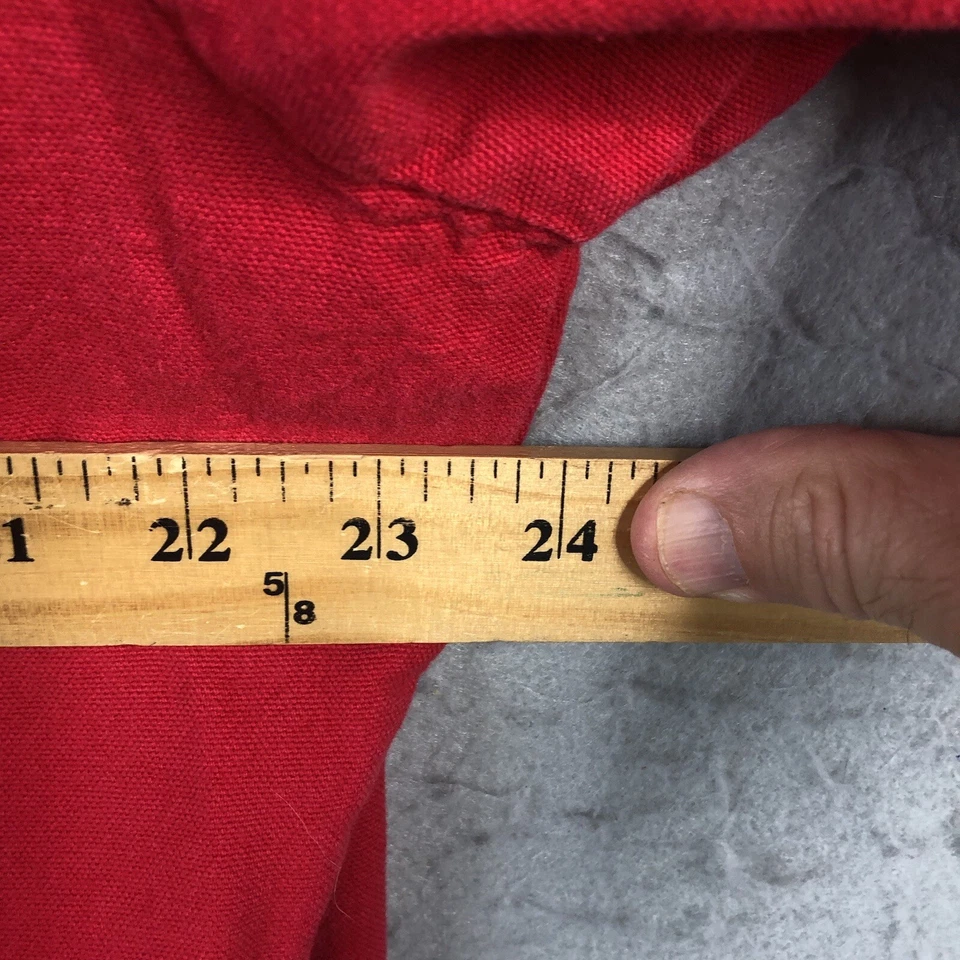 Jaqueta feminina vintage Sea Breeze grande algodão pebbled vermelho praia marinheiro resort - Imagem 3 de 4