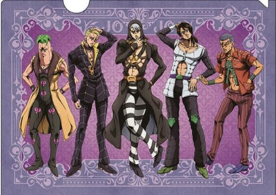 JOJO BIZARRE 5 LA SQUADRA ESECUZIONI HITMAN TEAM CAST FILE FOLDER