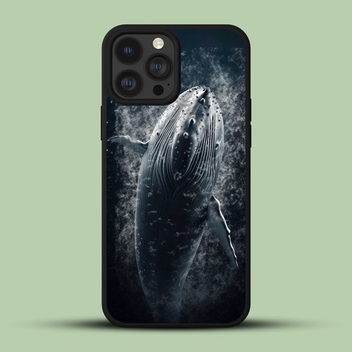 whale float water For iPhone 14 15 11 12 13 Pro X XS XR Max Hard Case - Picture 146 of 200