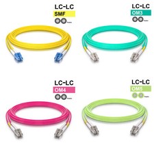 OS2,OM3,OM4, OM5 LC to LC Fiber Optic Patch Cable, LC Multimode SMF Cable Duplex