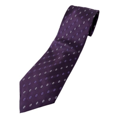 Executive Division Men's Purple Polyester Necktie 58'' Tie