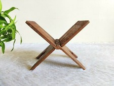 1940s Vintage Holy Book Keeping Folding Stand Wooden Decorative Collectibles 20
