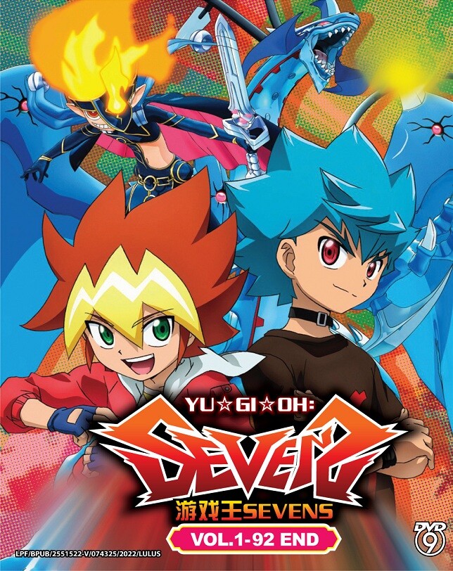 DVD Anime Yu-Gi-Oh! Sevens Complete TV Series (1-92 End) English