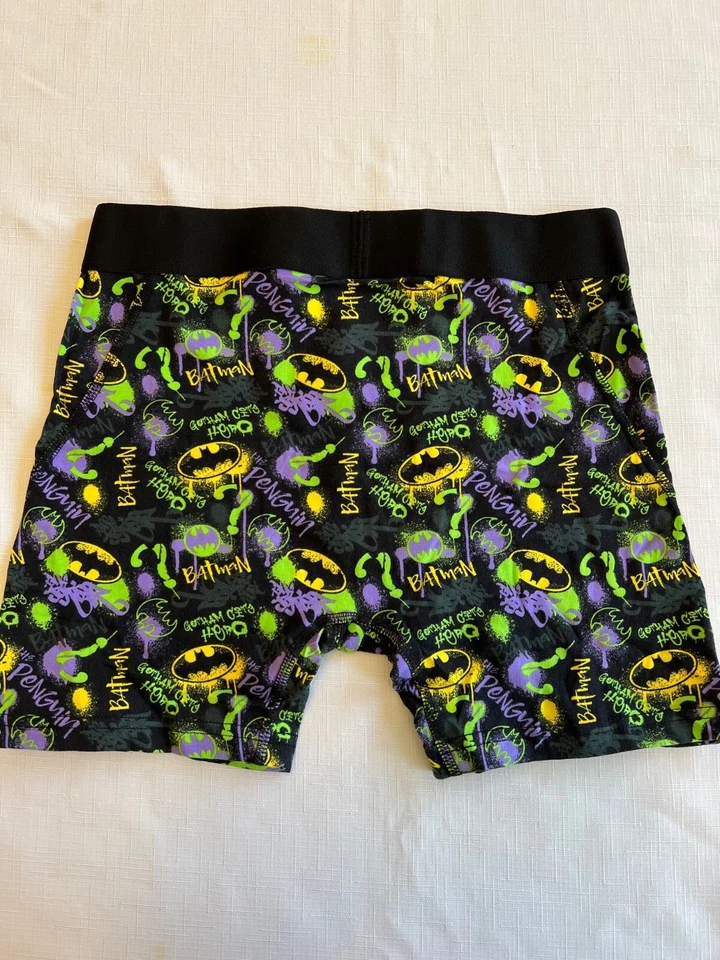 Paquete de 3 calzoncillos BATMAN de algodón elástico para hombre ropa interior NUEVO tallas S, M, L, XL Foto 3 de 4