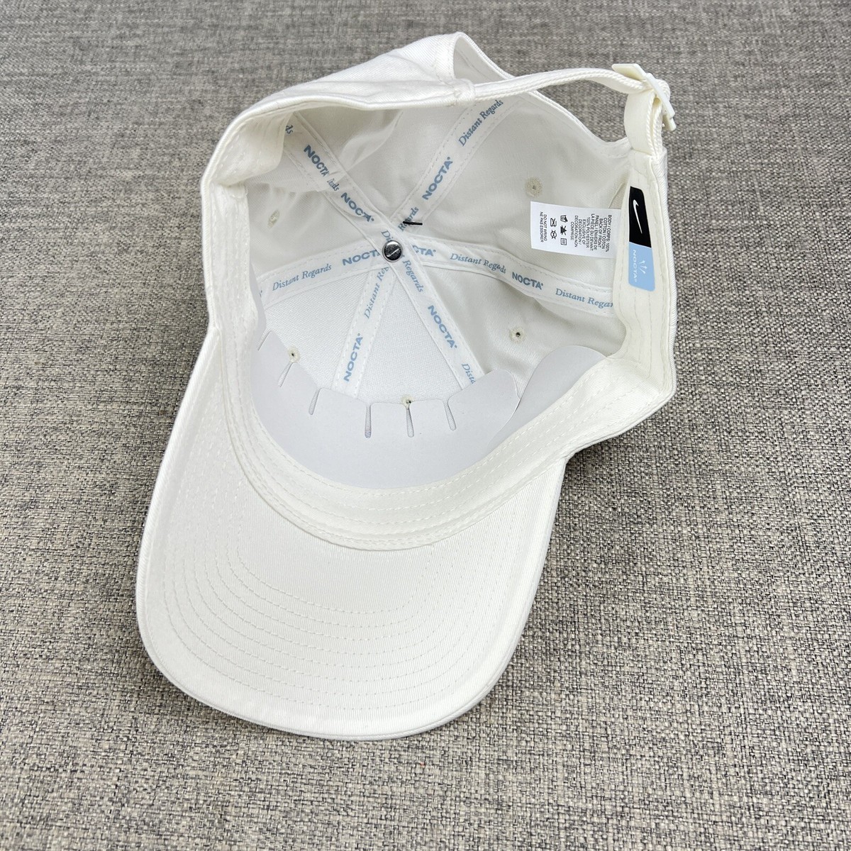 値下げ【超レア】ナイキ ゴルフキャップ NIKE×DRAKE NOCTAホワイト NWT Nike x Drake NOCTA Golf Cap Unisex Adjustable White