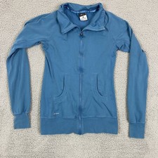 NIKE Training Dri-Fit Women's Running Jacket Small Blue Pockets