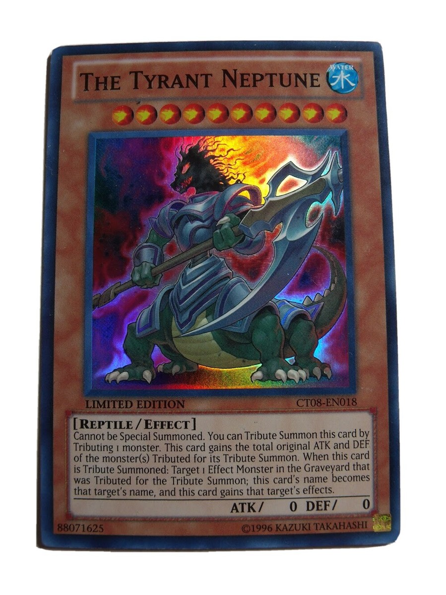 yugioh tyrant neptune deck Amazon.com: Yu-Gi-Oh! - The Tyrant Neptune (CT08-EN018) - 2011 Collectors  Tins - Limited Edition