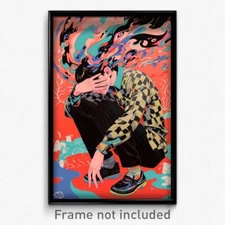 Anime Art Poster - Man Feeling Worthy Wearing Well Off Pants (Print)