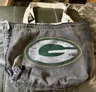 Nwt Nfl Green Bay Packers Tote - Purse - Bag Beach Vintage Faded Black Full Lg