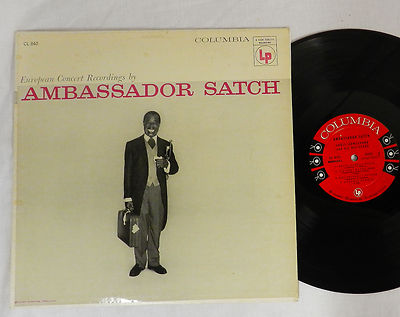 LOUIS ARMSTRONG AMBASSADOR SATCH  COLUMBIA CL840 RECORD ALBUM LP 