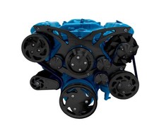 Pontiac All Inclusive Serpentine System 350 400 428 455 Alt Ps Ac Black Pontiac All Inclusive Serpentine System 350 400 428 455 Alt Ps Ac Black