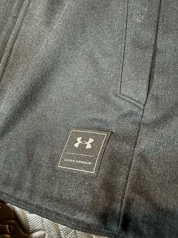 Abrigo Under Armour Storm Nuevo con Etiquetas Wool Town Cold Gear Negro Talla Mediana M 1297879 Foto 3 de 4