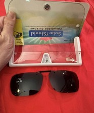 Panama Jack Polarized Clip-On Sunglasses With Case 56 Rec G